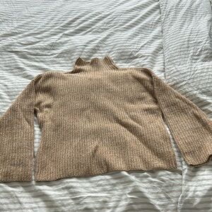 Reformation Fern sweater in Camel Marled